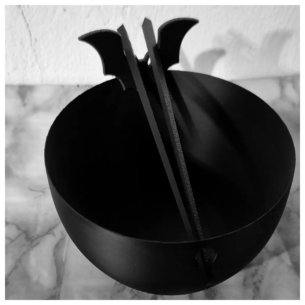 bat shaped soup bowl with chopsticks set ceramic ramadan iftar dinnerware
