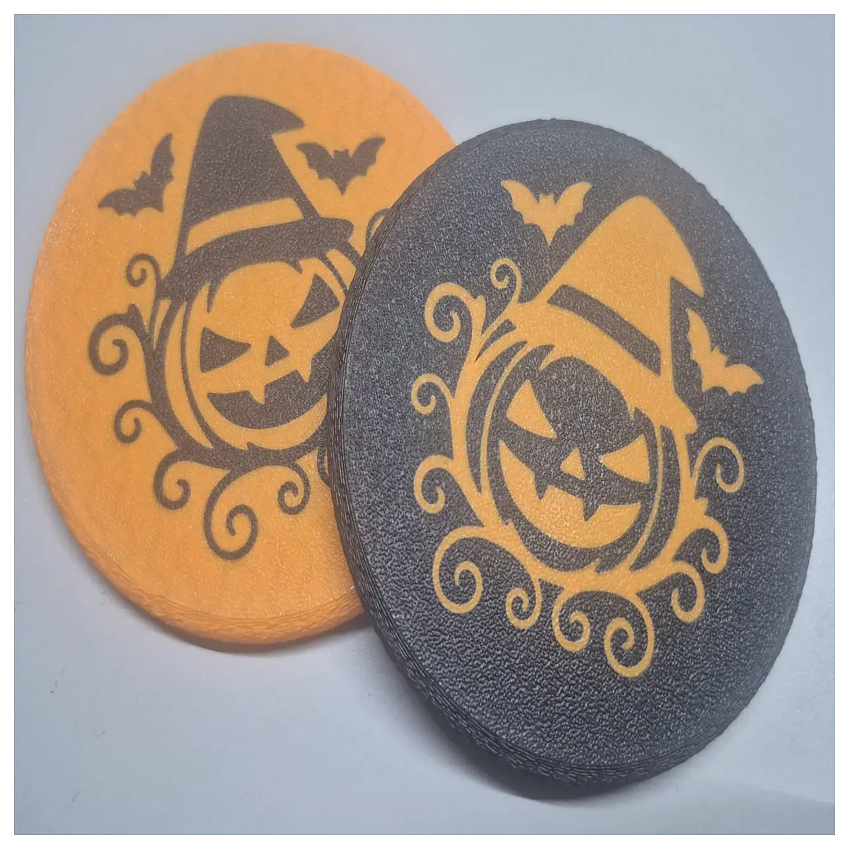 Halloween Coasters Festive Decoration Table Protection Cute Design Home Decor Creative Gift