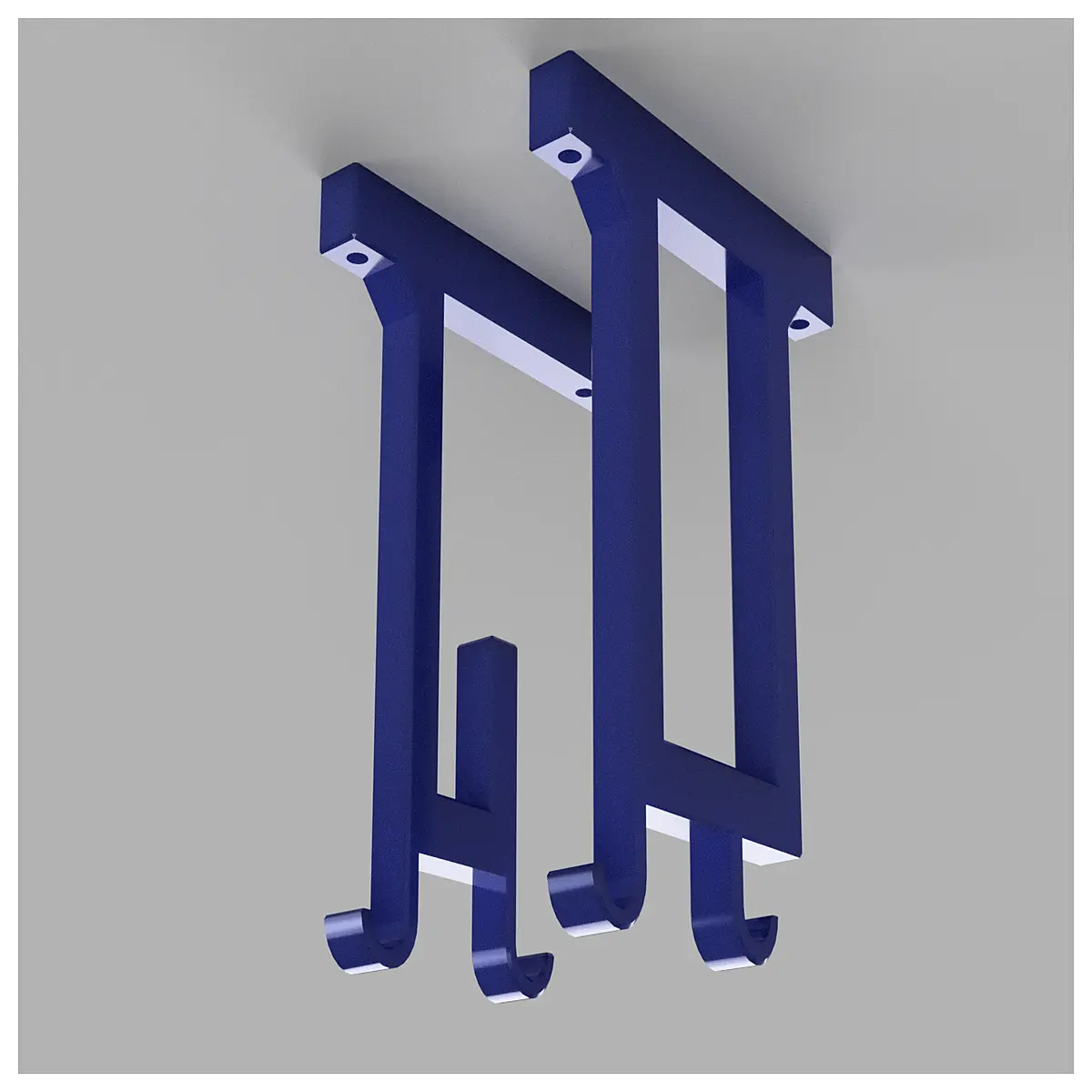 Ceiling Mount Ski Rack Wall Mounted Snowboard Holder Ski Pole Storage Indoor Ski Equipment Accessories