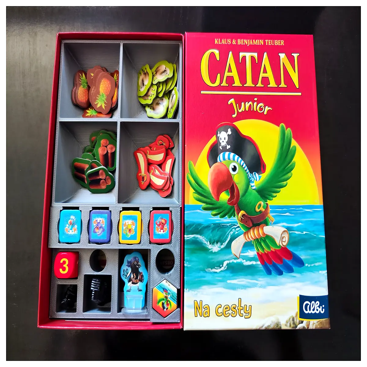 Catan Junior Travel Set Kids Game Resource Building Trading Expansion Dice Rolling