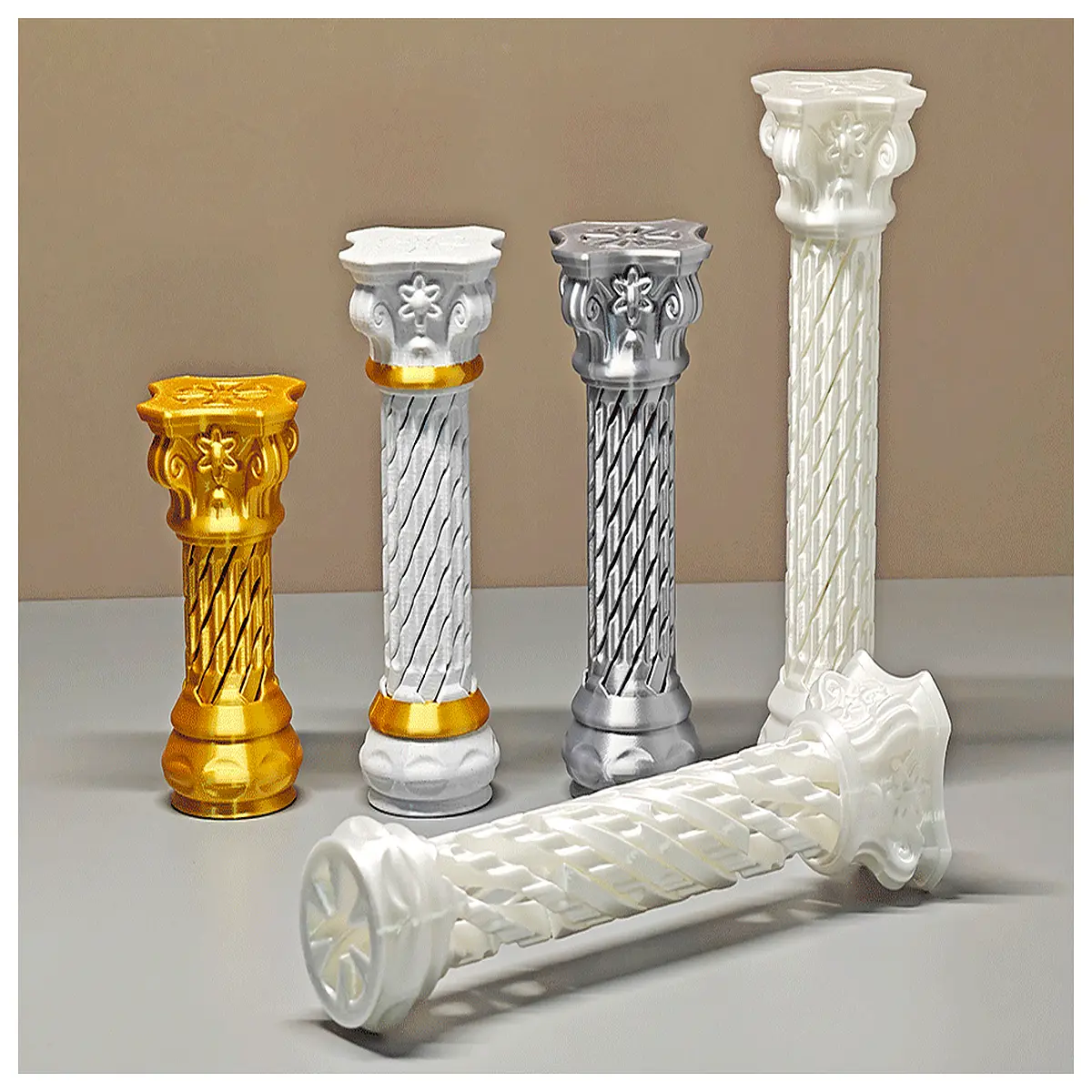 Roman Column Stress Relief Toy Rotating Spiral Design Anxiety Relief TD1 Integrated Print Fun Puzzle Game Relaxing