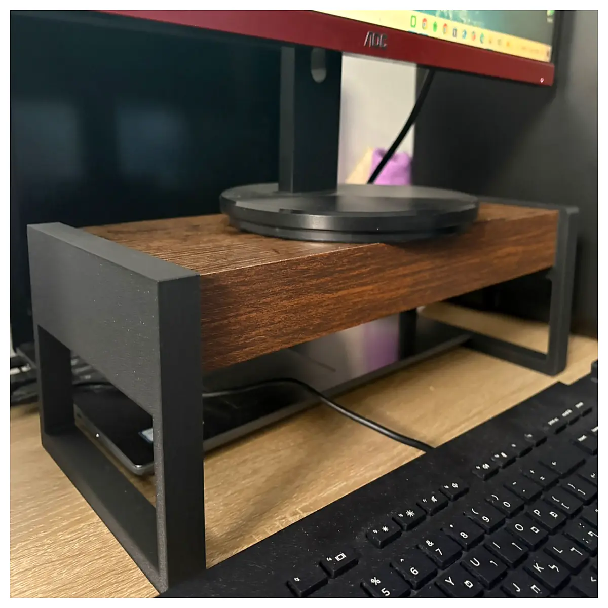 Monitor Stand Desk Mount Laptop Monitor Holder Adjustable Wall Mount Screen Support Accessories for PC Monitor Stand