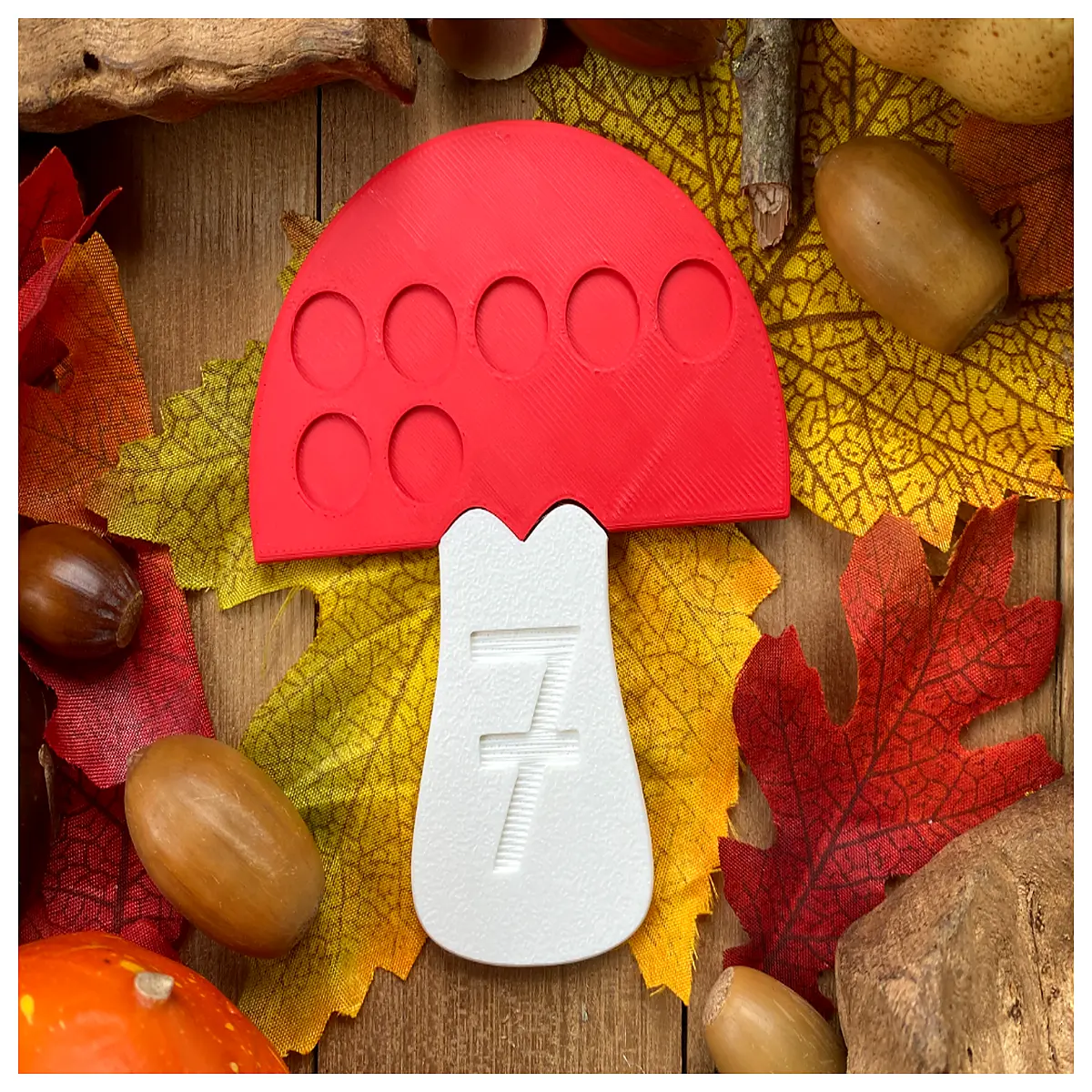 Mushroom Number Symbol Egg Box Egg Trays Egg Crate Home Kitchen Egg Storage Container Quantity Marking