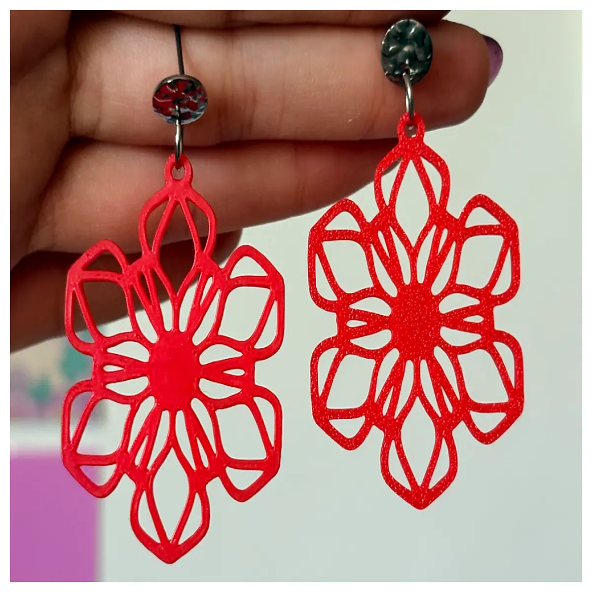 Mandala Earrings Women s Buddhist Om Earring Spiritual Decor Zen Jewelry Boho Style Ethnic Earrings