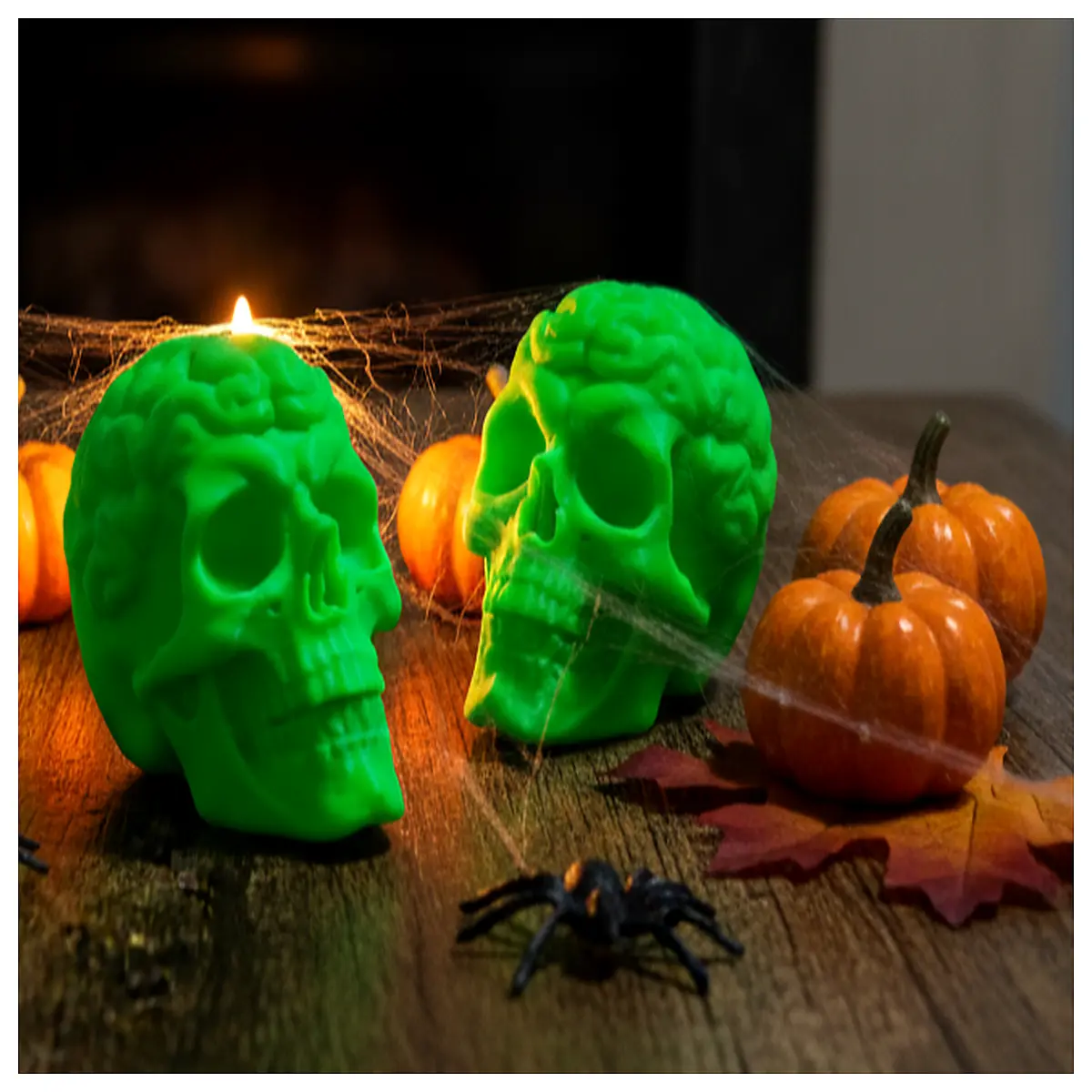 halloween skull prop scary brain decoration for haunted house party props horror movie set
