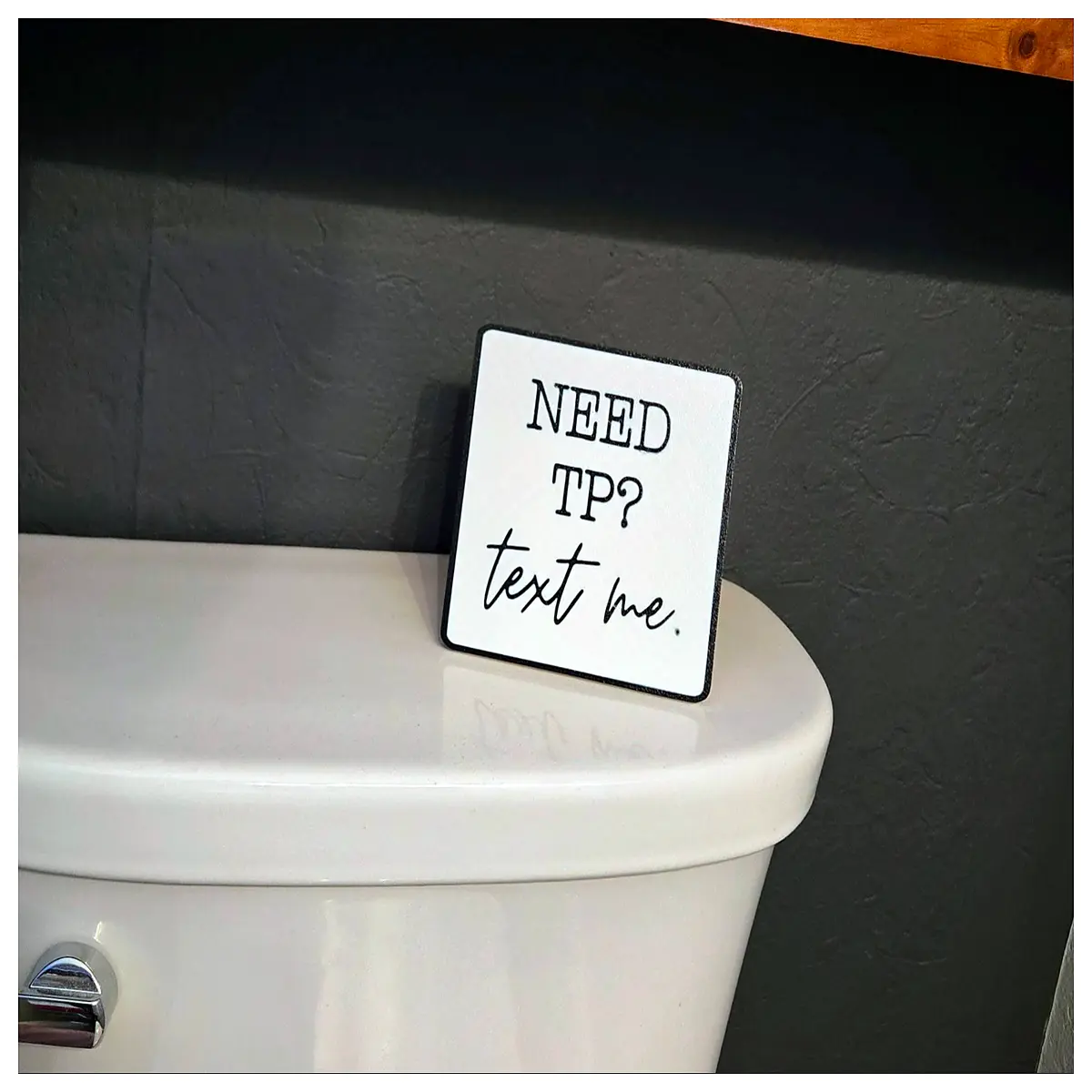 Funny Bathroom Sign Remind Needs Toilet Paper Bathroom Decor Personalized Signage Cute Bathroom Decor Quirky Bathroom Signs