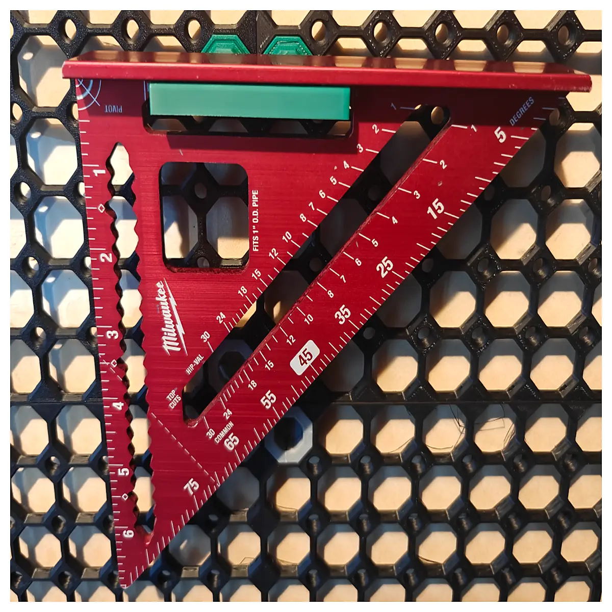 Level Multi Hole Board Bracket Wall Mounting Drill Holes Construction Accessory