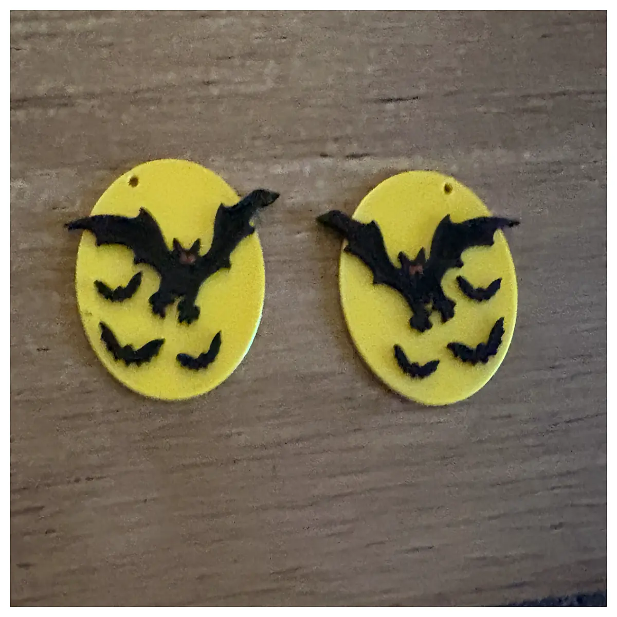 Bat Moon Earrings Women s Gothic Style Black Earring Wing Jewelry Romantic Elegant Design
