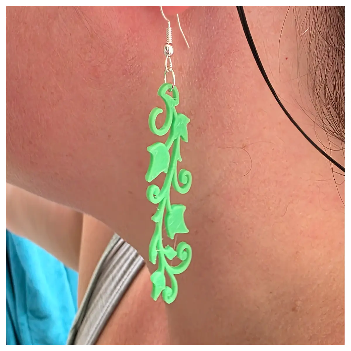Ivy Leaf Earrings Women Elegant Simple Decoration Flower Earrings Stylish Fashion Jewelry Graceful Earrings
