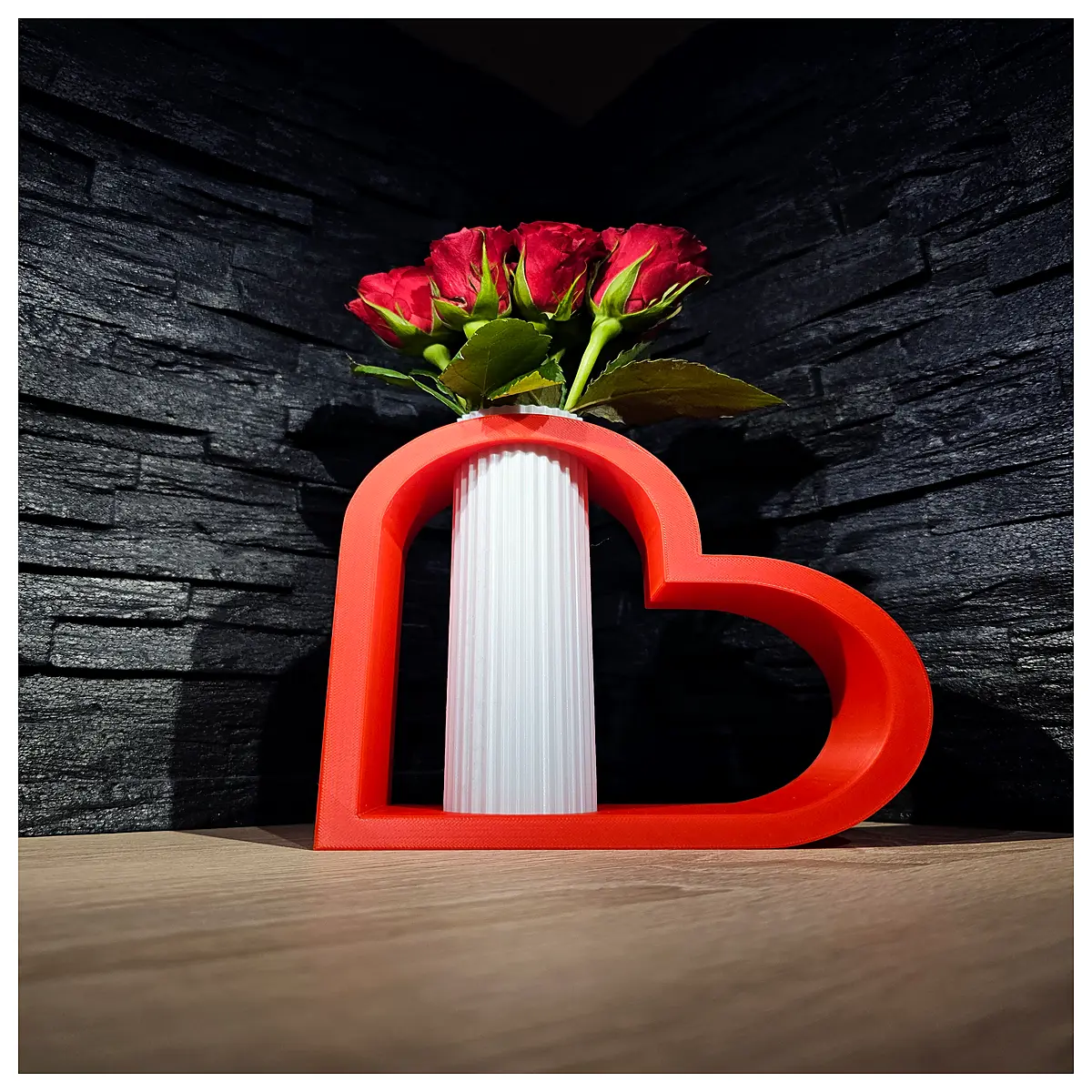 Shaped Vase Decorative Home Romantic Floral Arrangement Container Flower Holder Vase