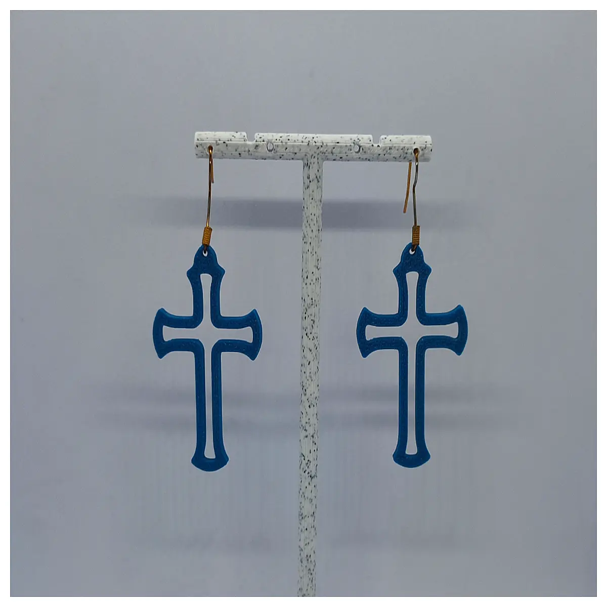 Gothic Cross Earrings Women s Style Black Elegant Fashion Jewelry Modern Trendy Decoration Cross Earrings