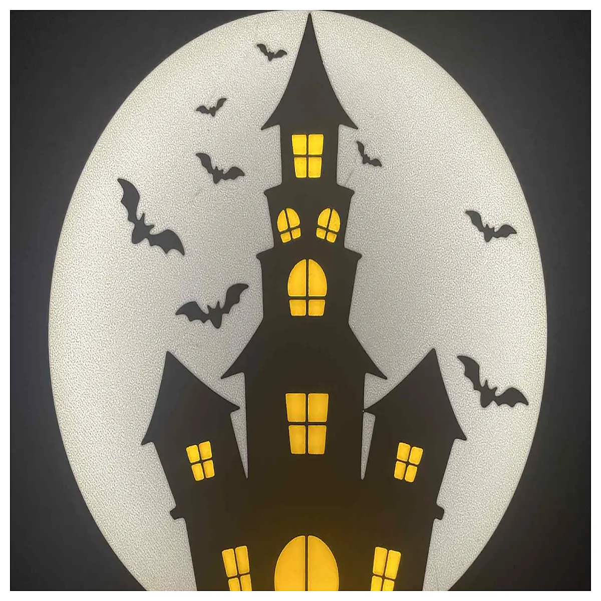 Halloween Moon Decoration Festive Night for Kids Party Decor Lunar Glow Toy