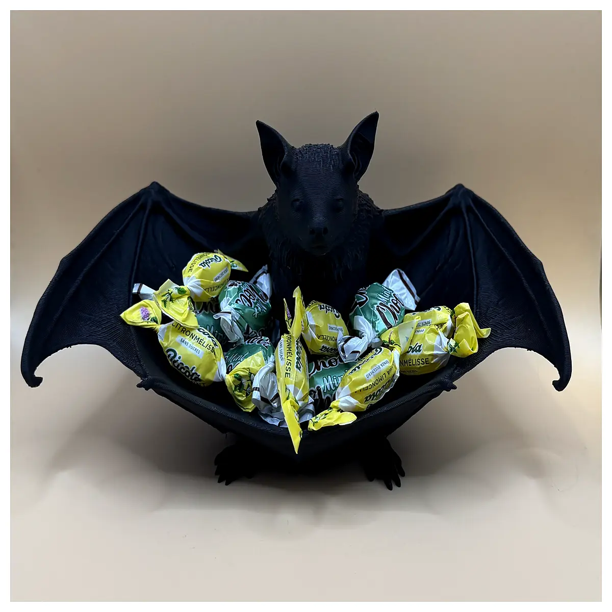 bat shaped ceramic bowl for candy or snacks spooky halloween party decor animal design dessert dish cute bat mug cup