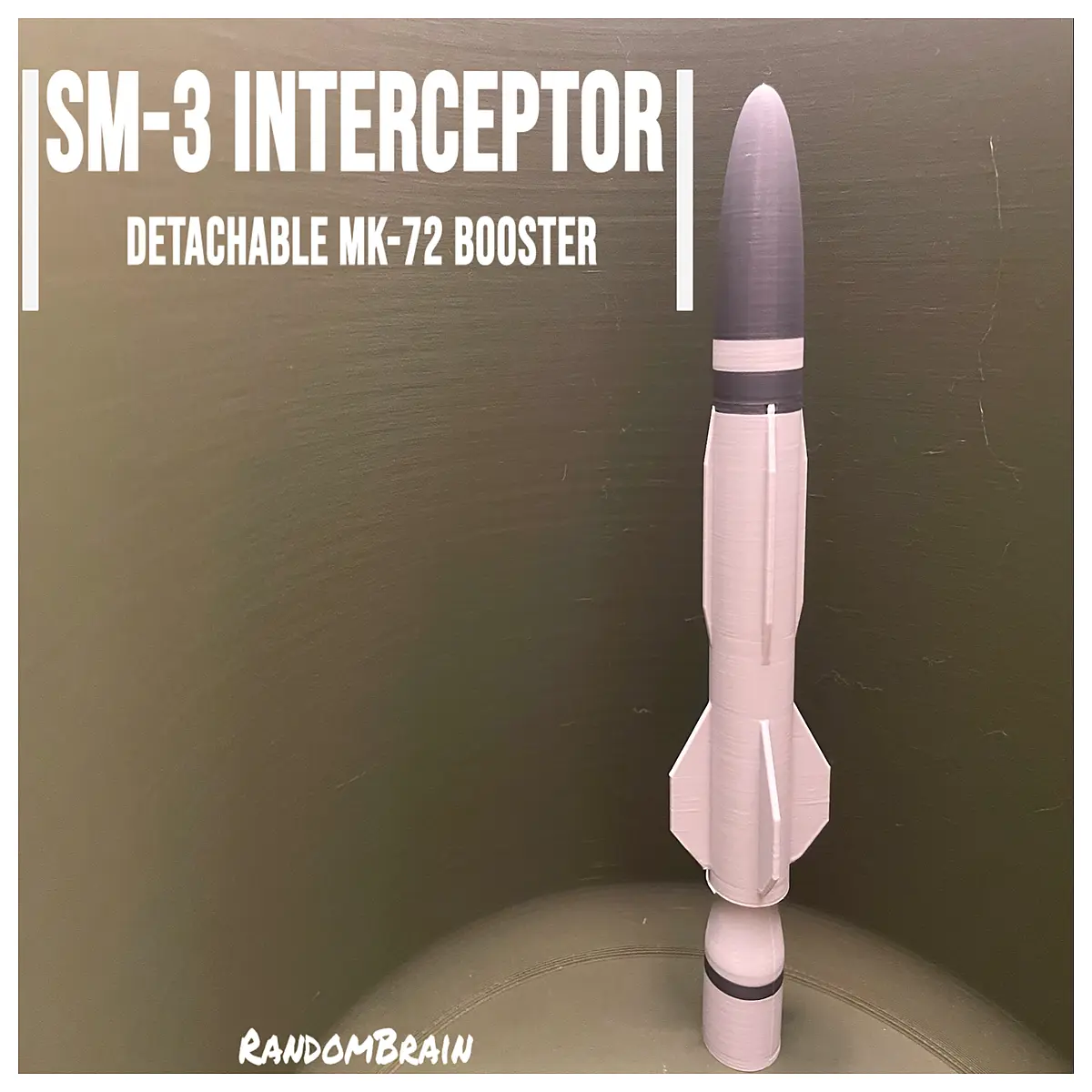 SM 3 Ballistic Missile Separator Booster Missile Defense System Parts Interceptor Accessories Defense Components
