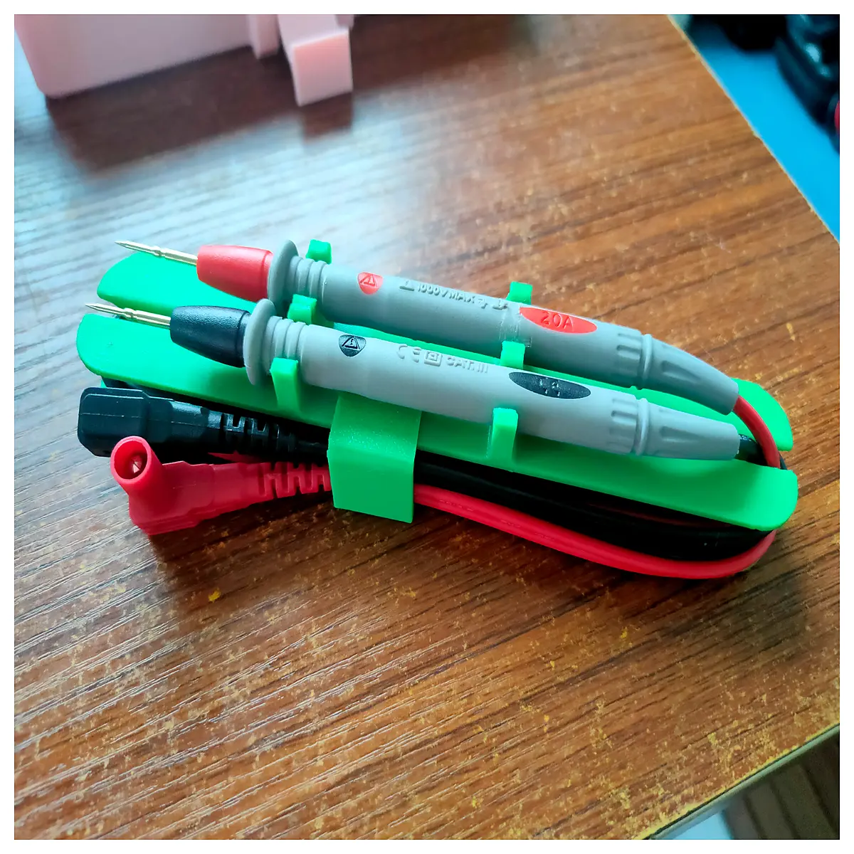Multimeter Probe Organizer Stand Probe Holder Wire Winder Electronics Tool Storage Repair Accessories