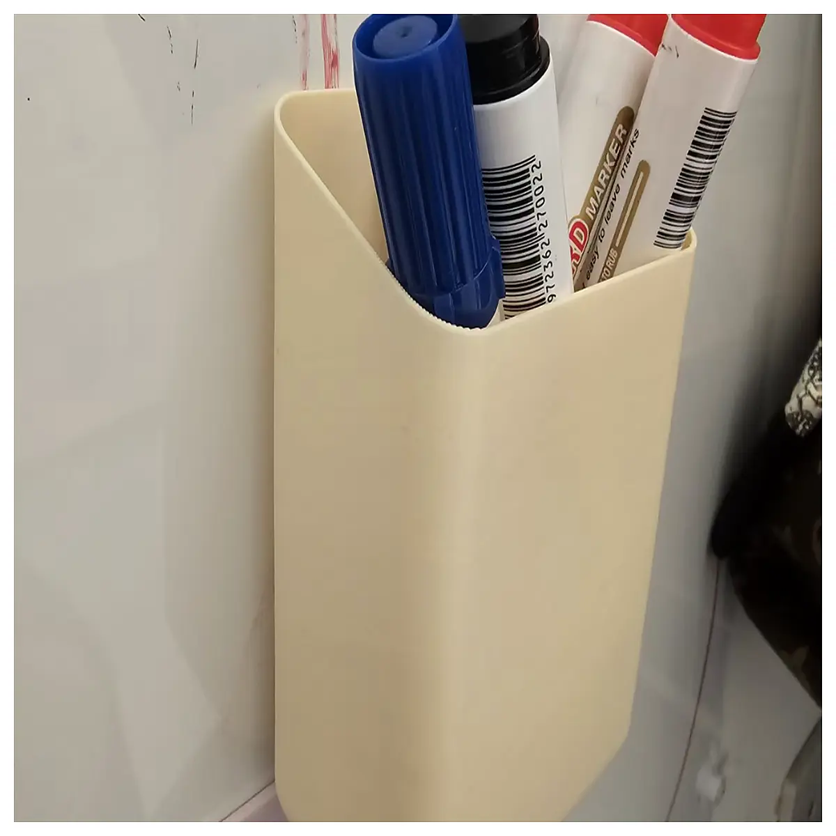 Whiteboard Magnetic Pen Holder Organizer Magnetic Writing Tools Wall Mounted Pen Rack Creative Office Desk Decor Magnetic Pen Case