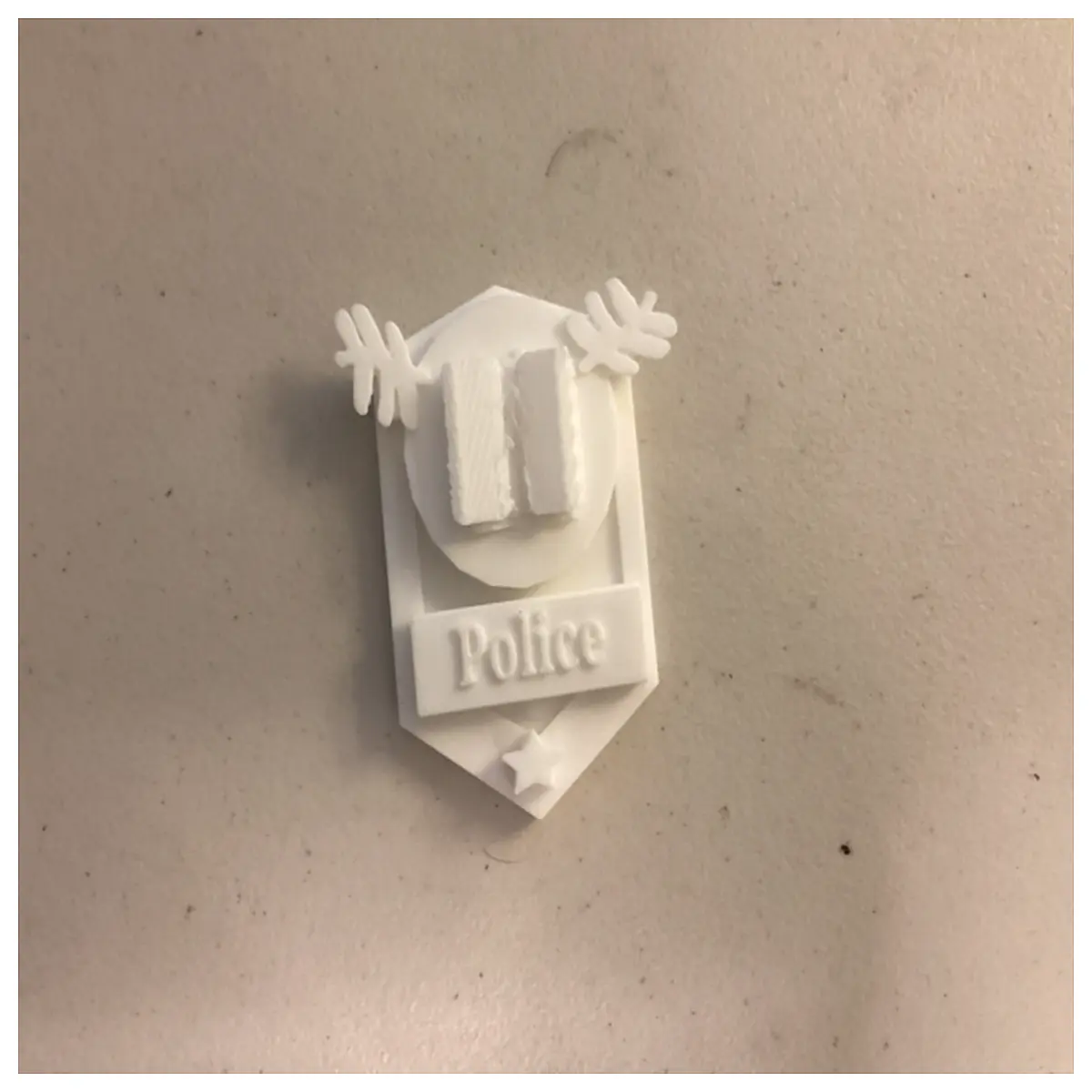 police badge emblem law enforcement patch metal pin