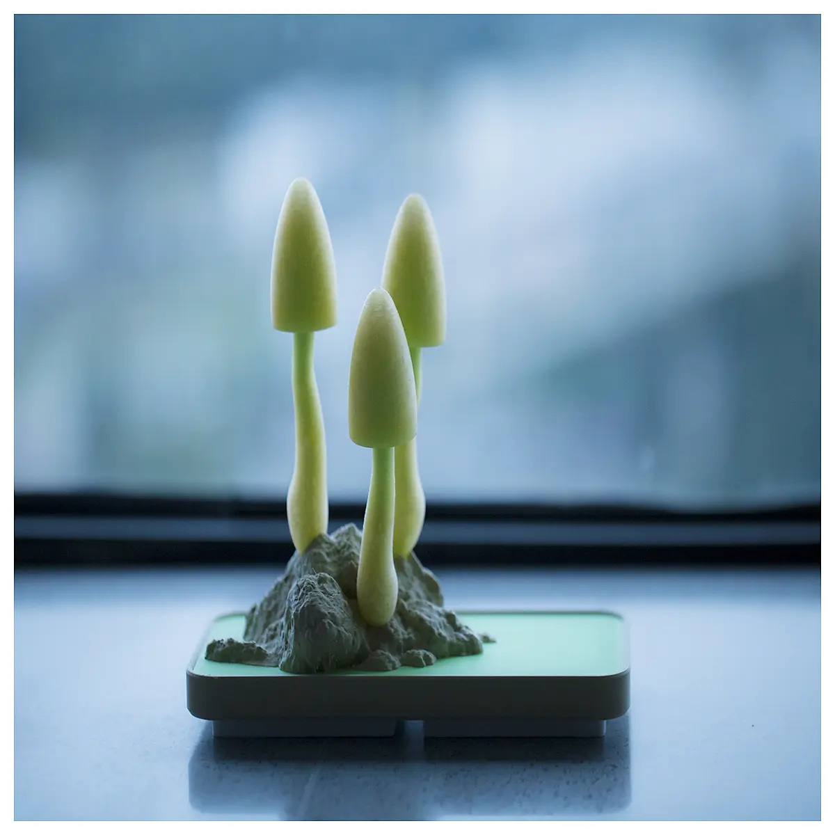 Cyber Bonsai Night Creative Desk Mushroom Shaped Decorative Indoor Lighting Decoration Ornament Electronic Bonsai