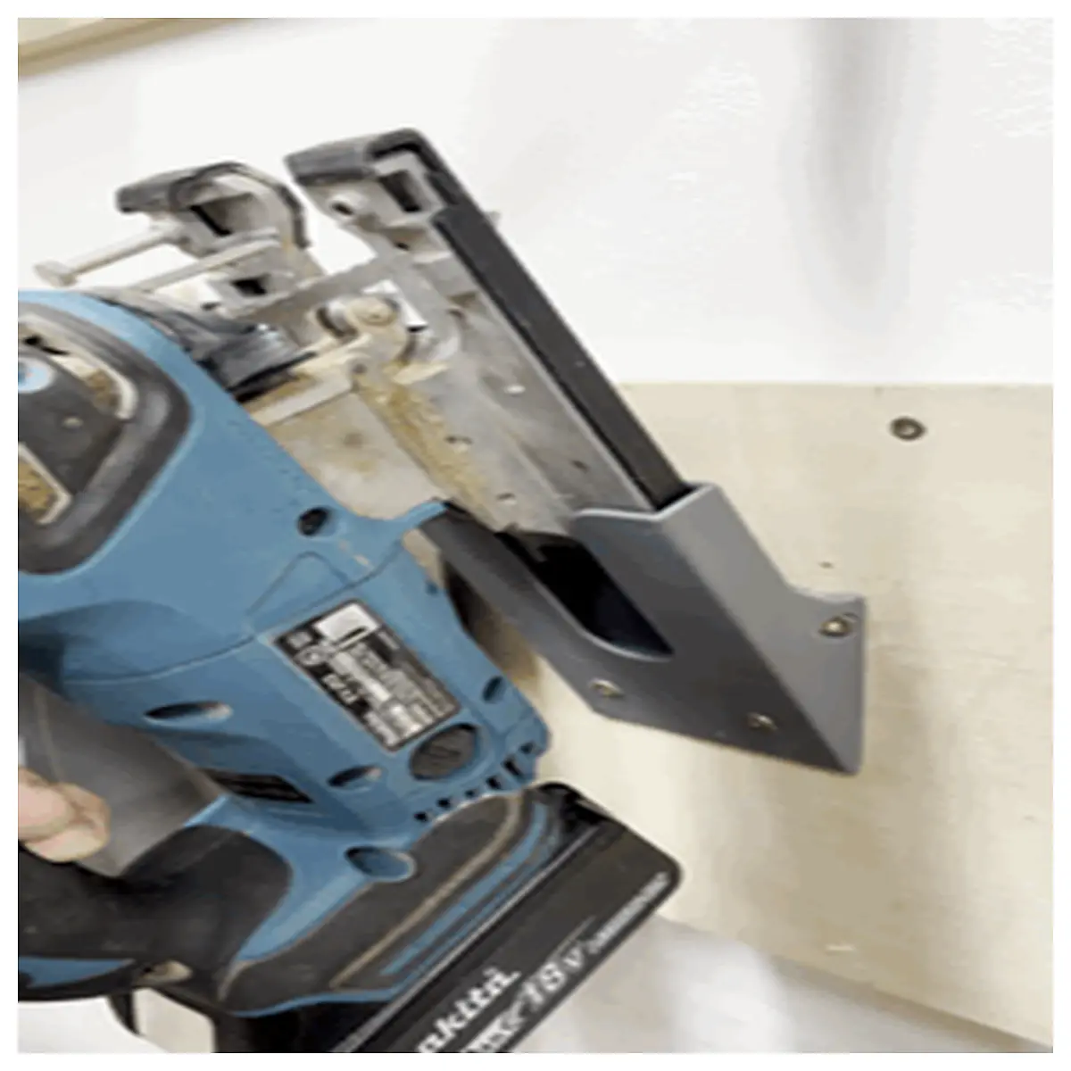 wall mounted jigsaw holder bracket organizer tool storage rack for workshop garage
