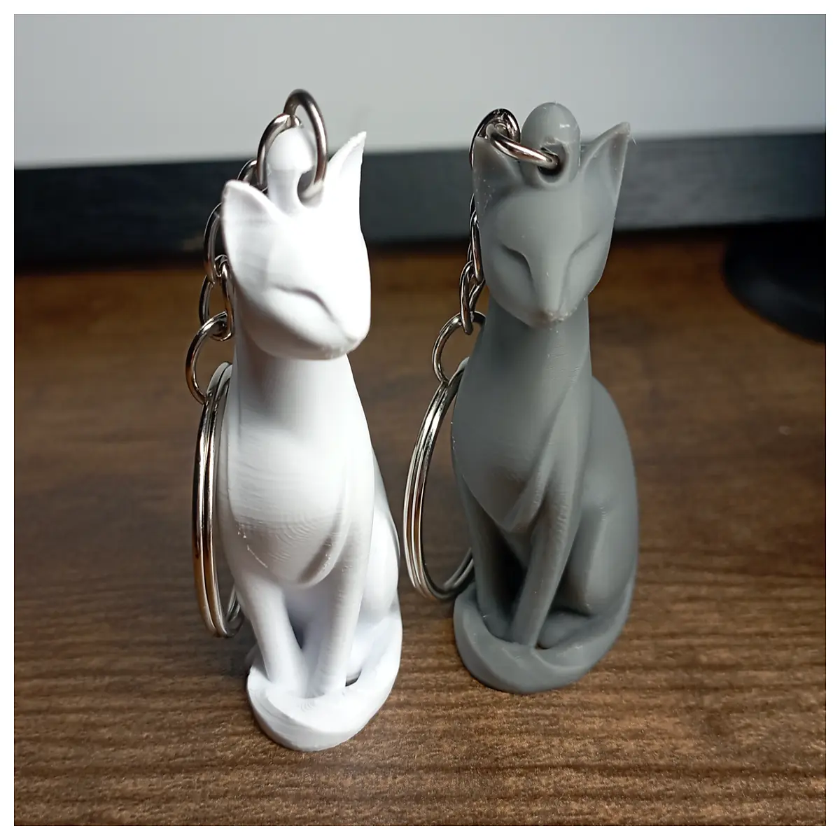 Cat Keychain Cute Cat Pendant Pet Memorial Key Chain Decoration Cat Lover Essential