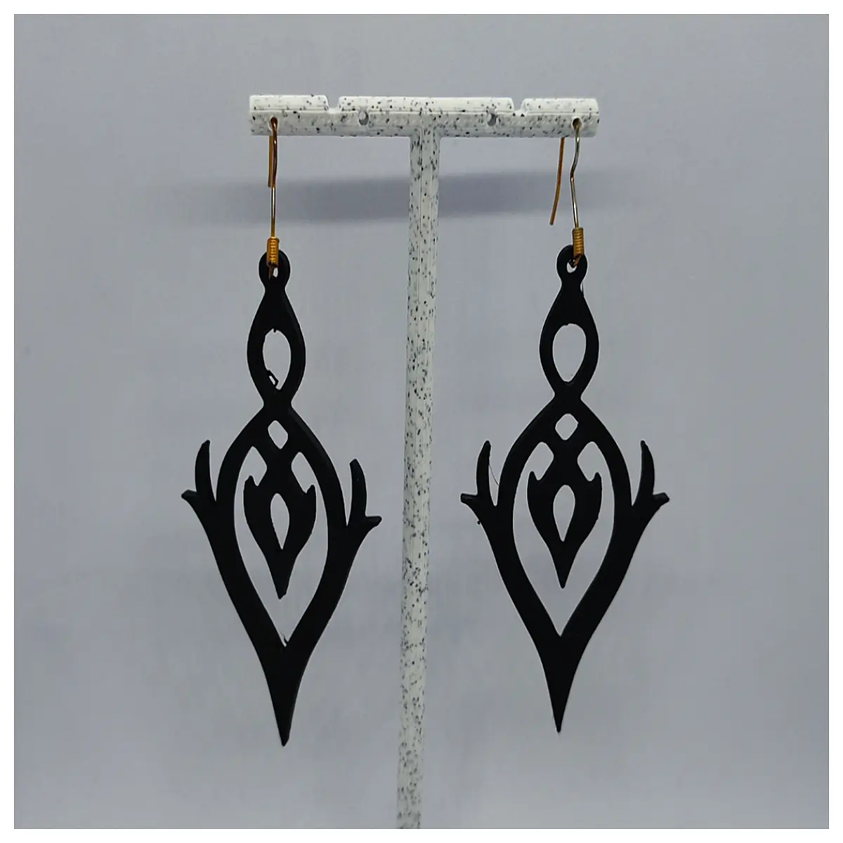 Damascene Lantern Earrings Women s Style Eastern Vintage Ethnic Earrings Traditional Craft Girlfriend Best Friend