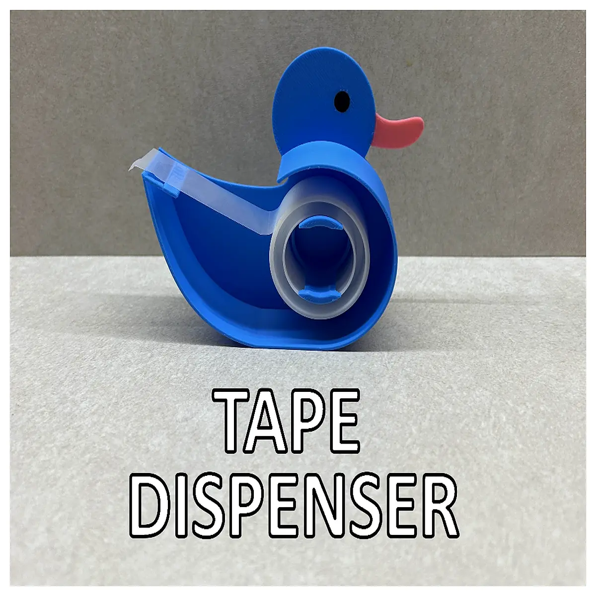 cute desk organizer with rubber ducky tape dispenser sticky note holder for office supplies and stationery