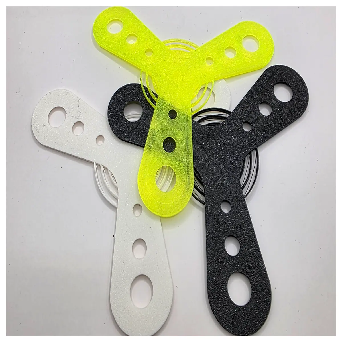 Triple Wing Gyro Training Propeller Model Toy Outdoor Sports Throwing Toy Flying Toys Educational Kids Gift