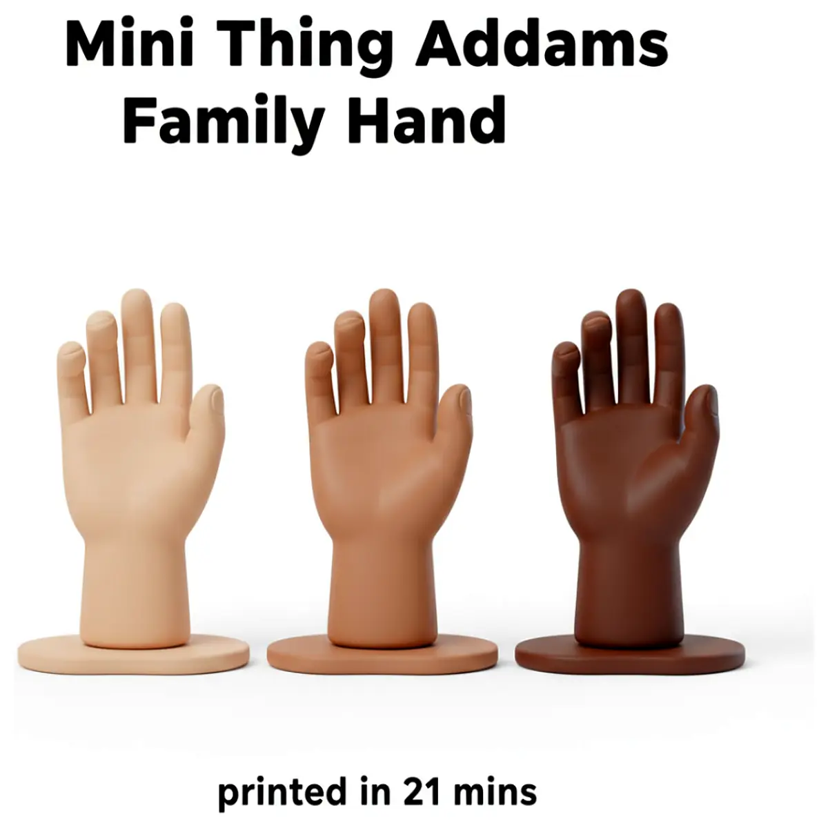 Adam s Family Miniature Hand Model Toy Collectible Adam s Family Hand Figurine Gift