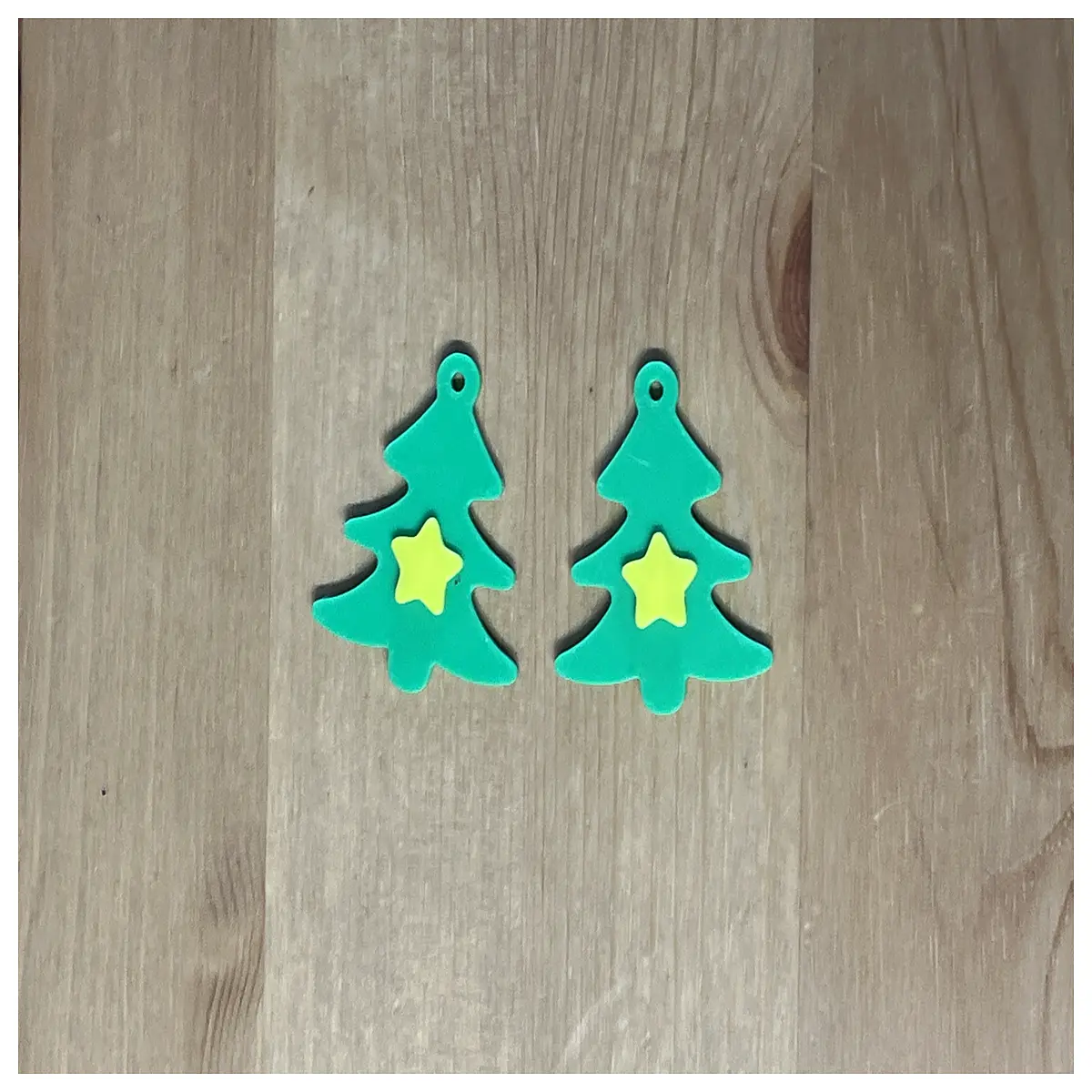 Christmas Tree Earrings Festive Jewelry Christmas Gift Tree Decorations Holiday Accessories