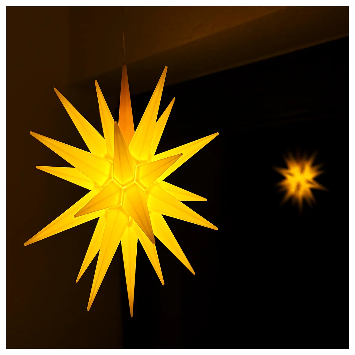 diy printable star night for christmas tree glow in dark hanging ornament festive home decor craft supplies