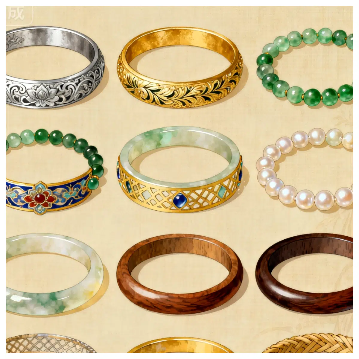 gold bangle for women trendy chunky stackable bracelets jewelry gift