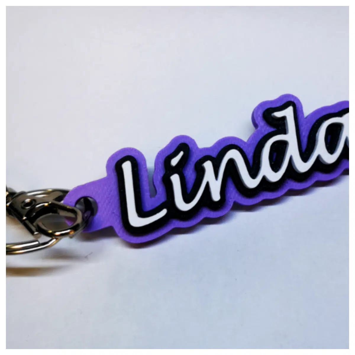 cute linda keychain for women girls personalized name keyring fashion bag charm accessory best friend