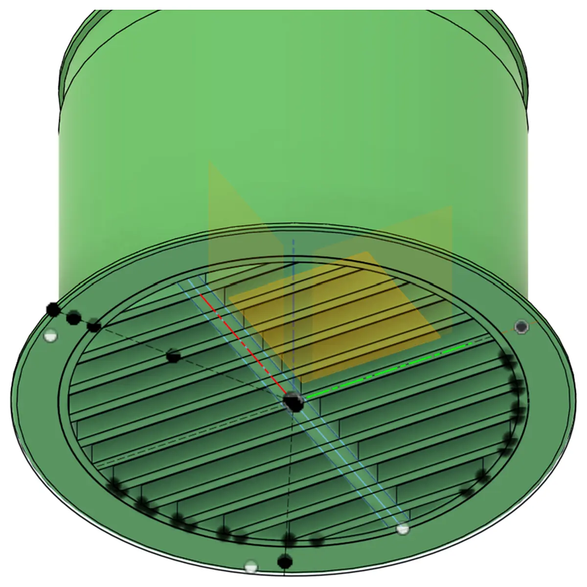 8 Inch Round Air Conditioner Vent Cover Grill Ventilation Access Cover Airflow Diffuser Replacement