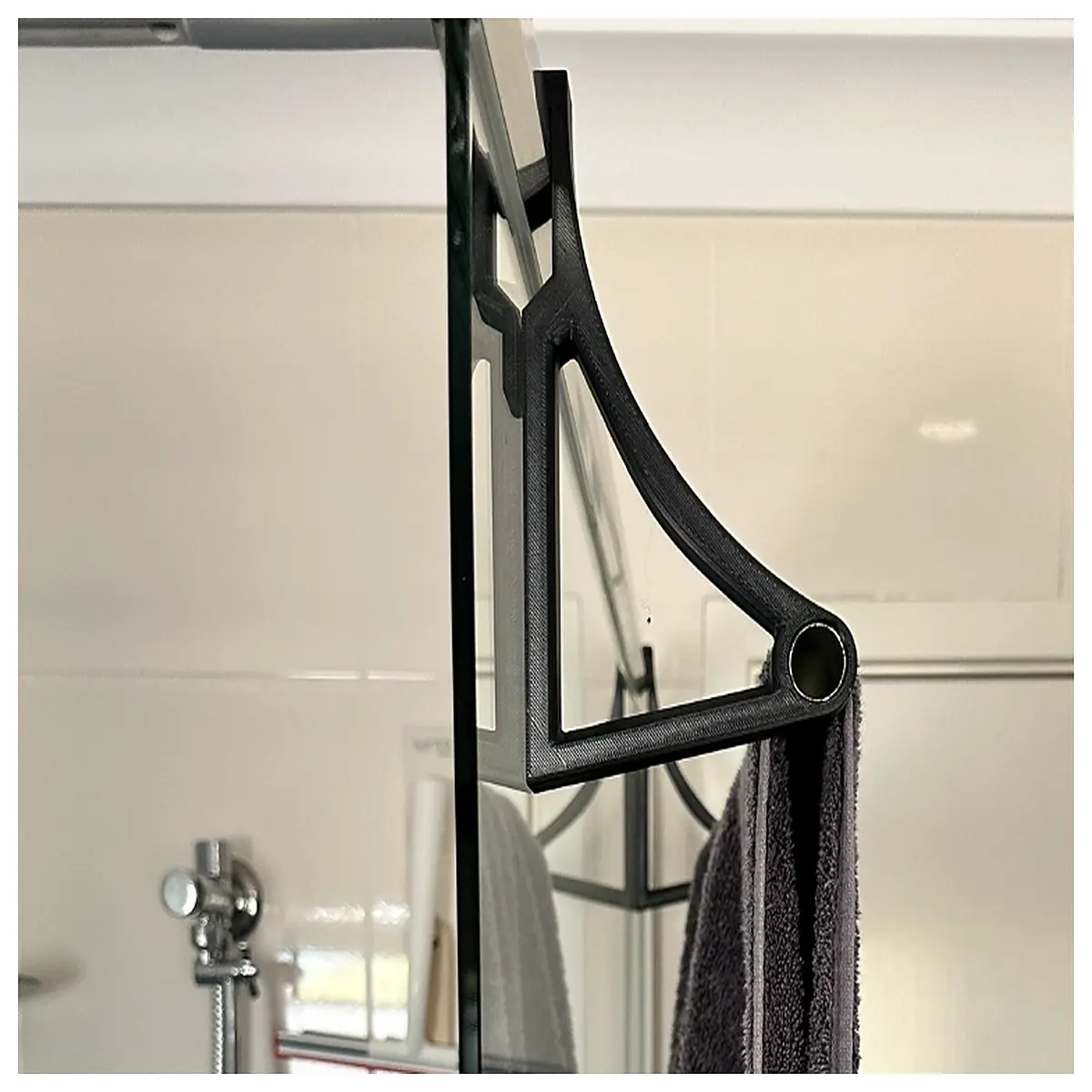 Shower Enclosure Towel Racks Glass Shelves Clear or Framed Bathroom Storage Towel Organizer Bathroom Space Optimization