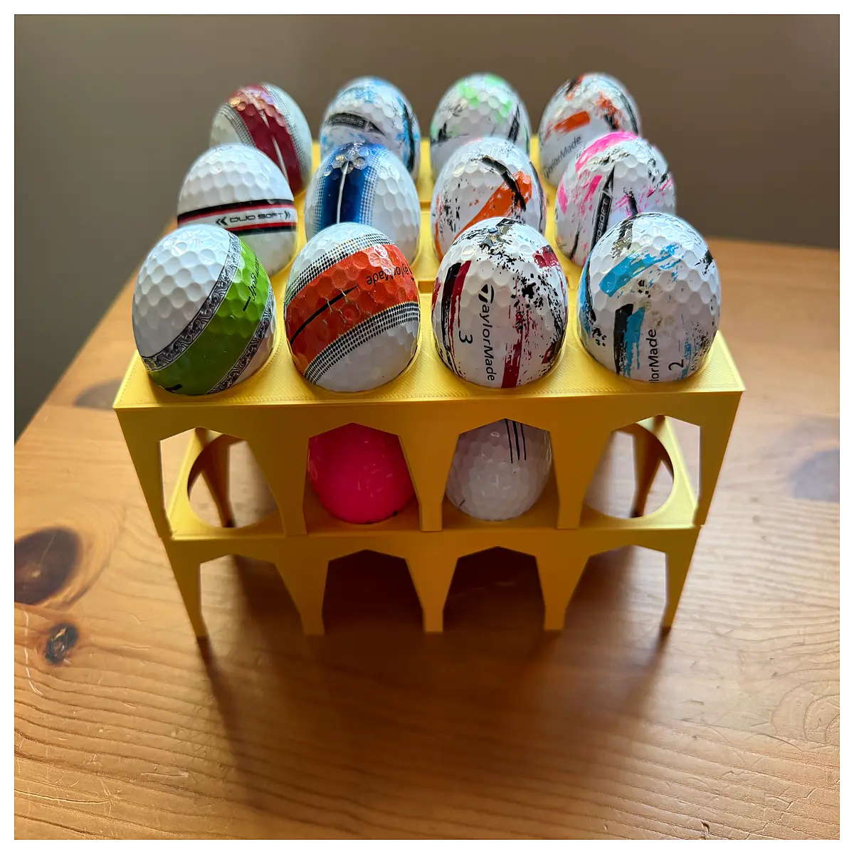 Stackable Ball Rack Multi Tier Storage Vertical Club Organizer Home Garden Shelving Space Saving