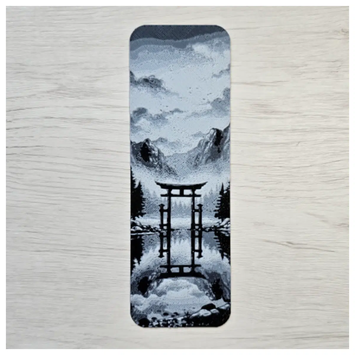 Torii Shrine Bookmark Protective Charm Prayer Amulet Traditional Culture Souvenir Paper Bookmark Spiritual Blessing