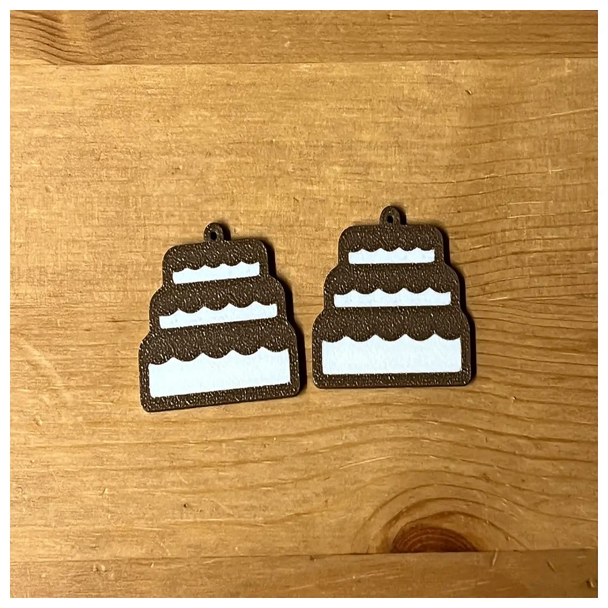 Birthday Cake Earrings Women s Style Sweet Girl Earrings Festive Gift Party Decoration Cake Shaped Stud Earrings