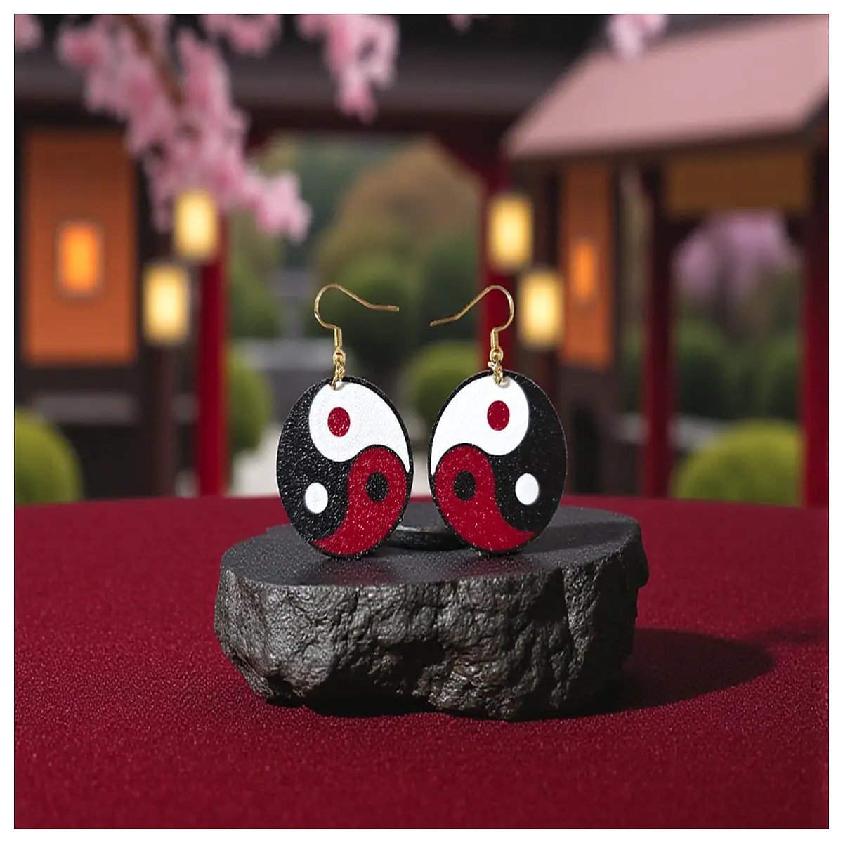 Spiritual Earring Soul Earring Jewelry Energy Ear Studs Meditation Earring Spiritual Decoration Soul Enhancer Art Spiritual Energy Earring A