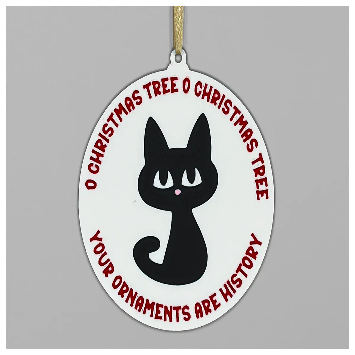 cute cat tree ornament for christmas hanging decoration holiday decor