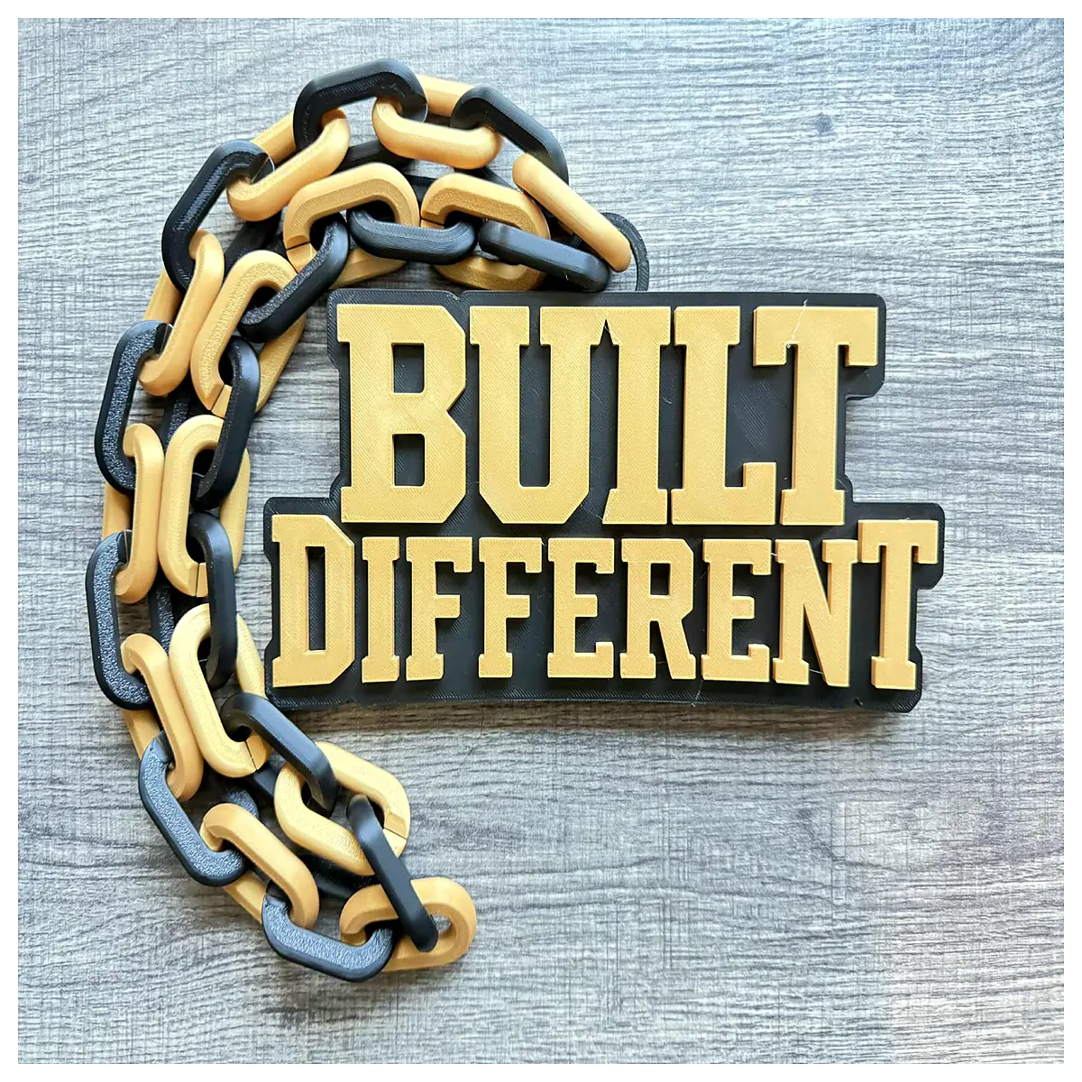 Built Different Oversized Necklace Trend Chain Women s Decoration Fashion Jewelry Trend Necklace Wholesale