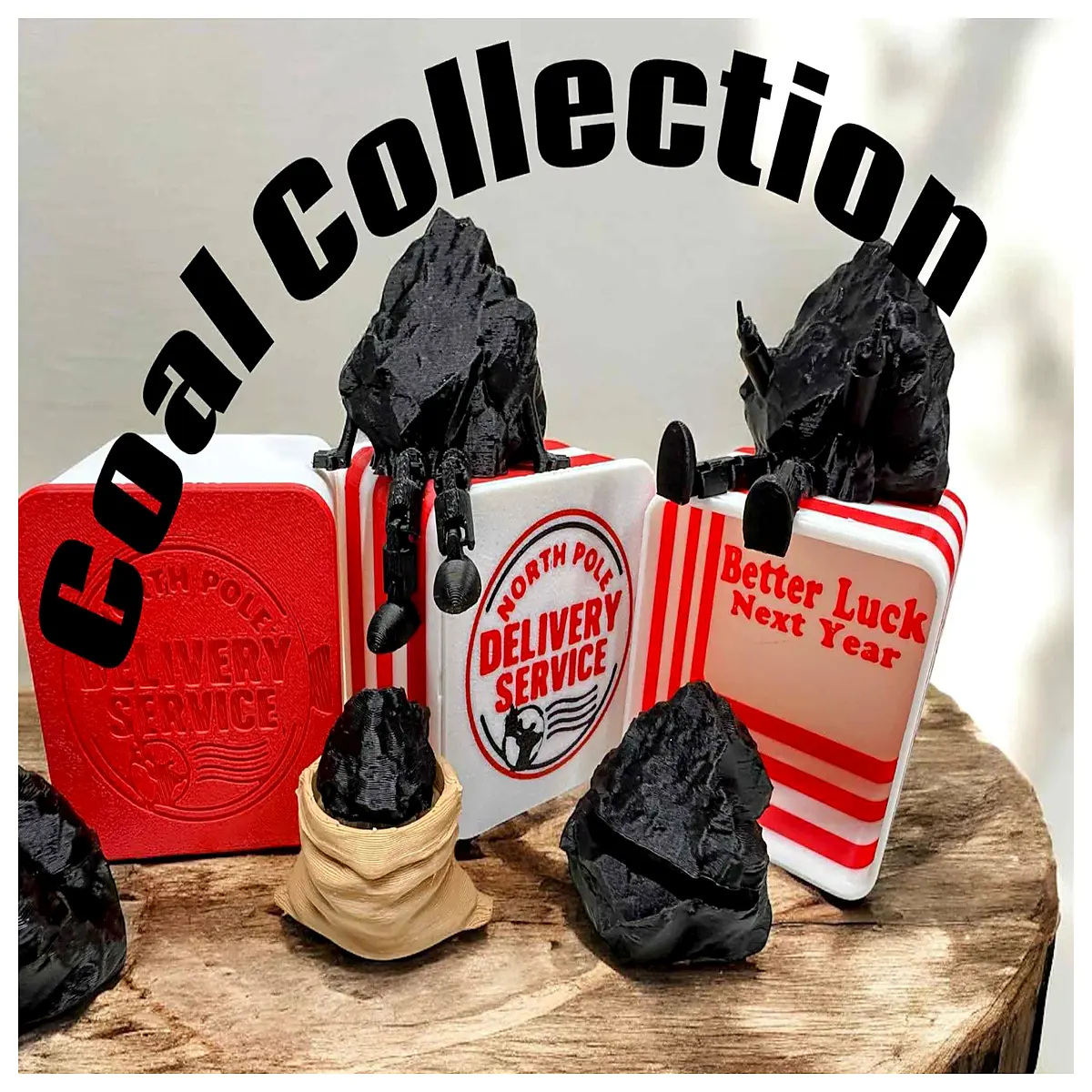 Tangqi Coal Gift Christmas Clicker Toy Coal Companion Interactive Game Holiday Gift Kids Educational Toys