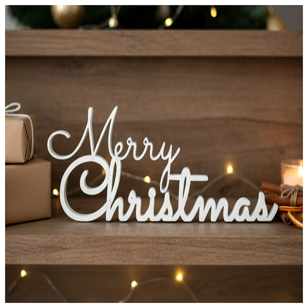 Modern Christmas Decor Stand Christmas Tree Support Festive Decorations Holiday Display Christmas Ornament Stand Gift Idea