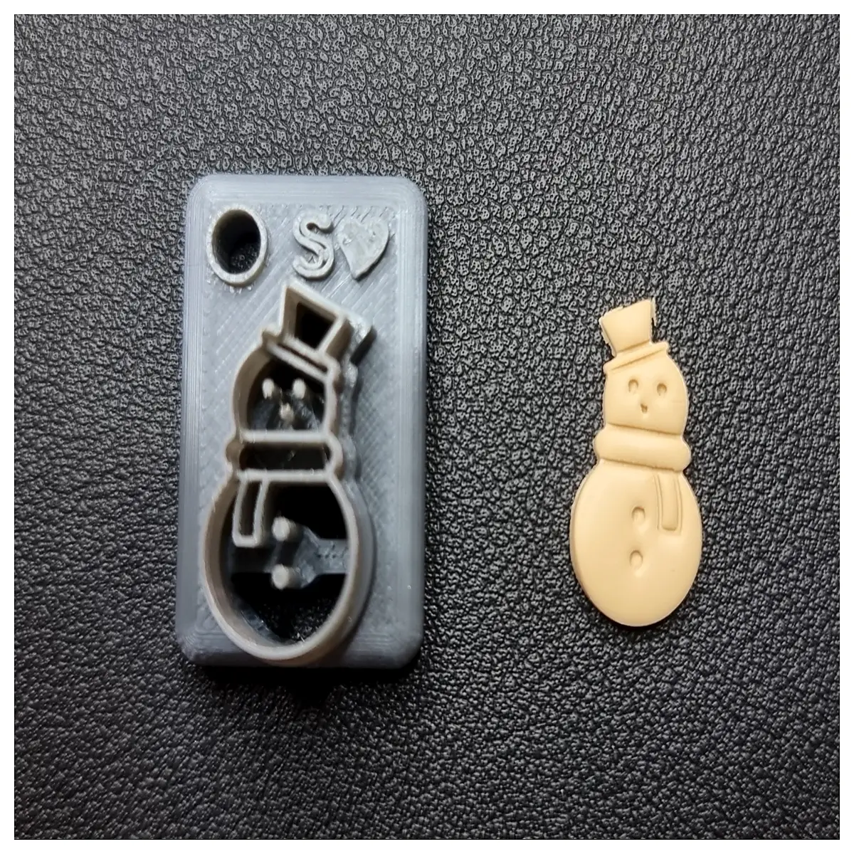 Soft Clay Earrings Cutter Snowman Shape Pottery Tool for Soft Clay Earrings Making Soft Clay Cutting Tool Soft Clay Sculpting Accessories