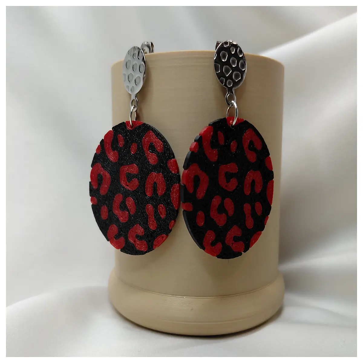 Leopard Print Earrings Women s Decorative Earring Animal Ear Stud Fashion Accessories Leopard Print Ear Drops Trendy Earrings