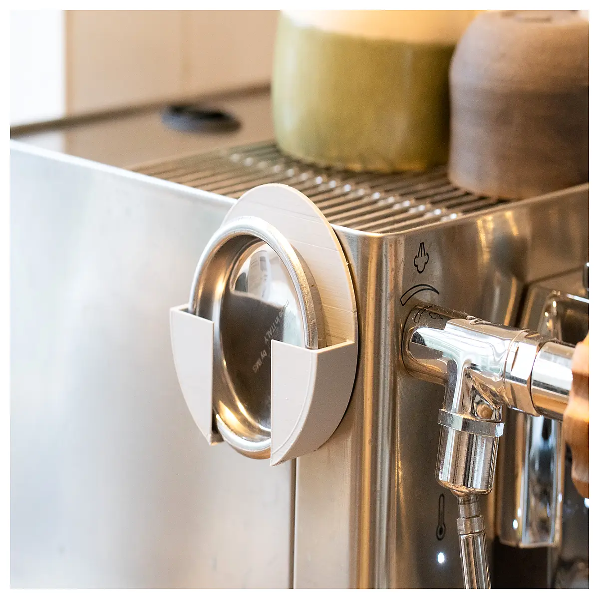 Espresso Blind Filter Tamper Stand Coffee Accessory Enhance Extraction Stable Powder Press Coffee Lover s Essential
