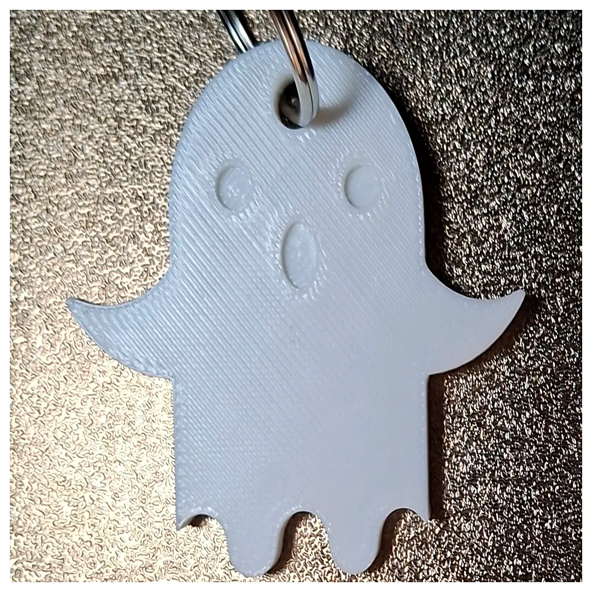 cute ghost keychain for bags spooky goth aesthetic charm halloween party favor gift clear resin mini figure pendant