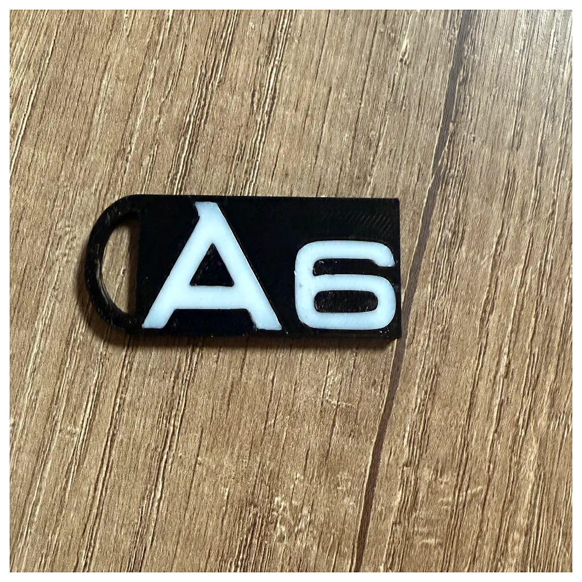 A6 Keyring Car Decoration Keychain Car Accessories Hanging Decoration Auto Novelties
