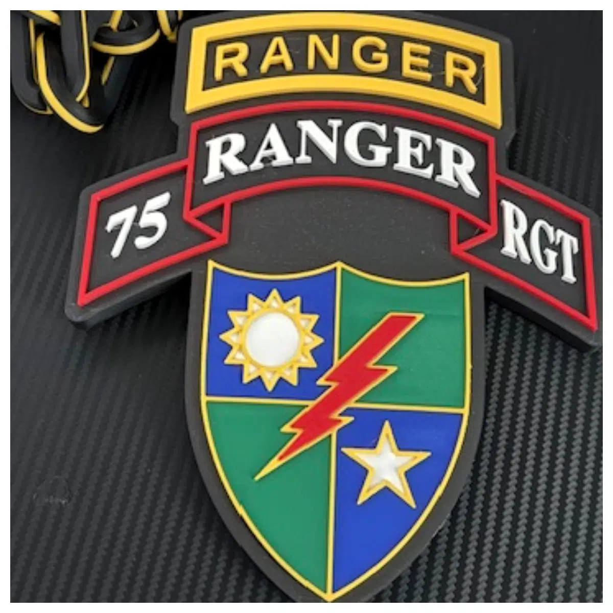 75th Cavalry Regiment Chain Necklace Oversized Trend Chain Commemorative Horse Military Gift Men s Women s Alloy
