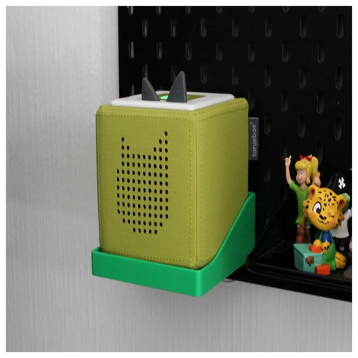 toniebox skadis holder mount bracket pegboard organizer storage for kids audio player accessories