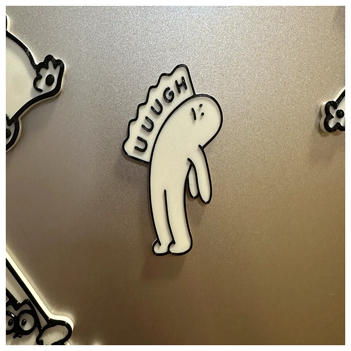 UUUGH Pin Backers Magnet Stickers Fridge Magnets Decorative Labels DIY Crafting Gift Collection Magnetic Accessories